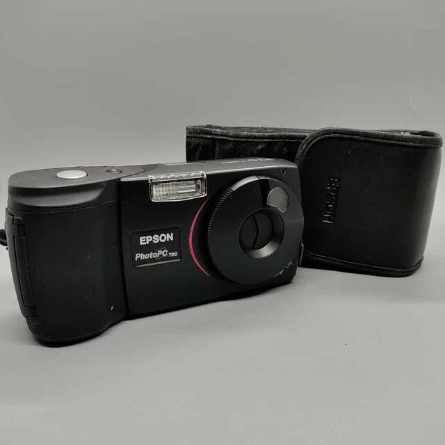 Epson Photo PC 700 1.2MP Compact Digital Camera Black Tested