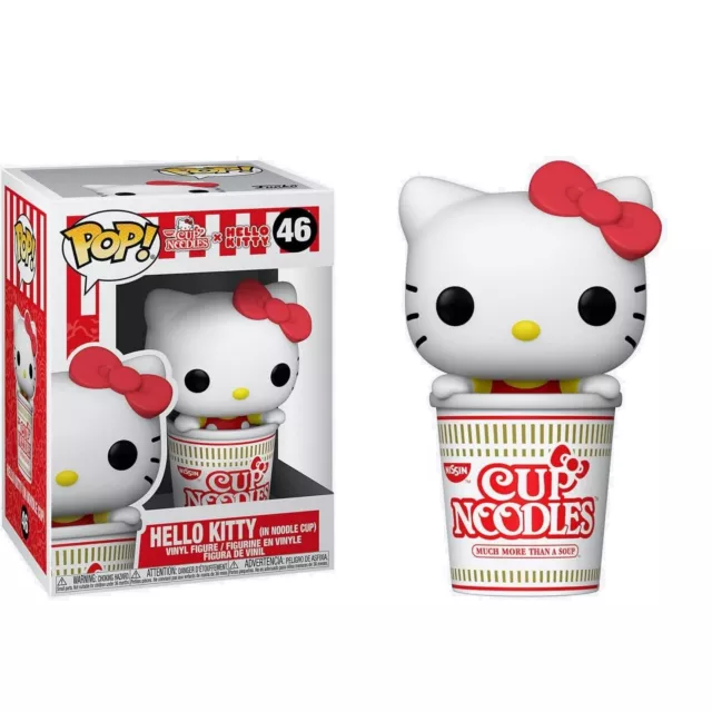 Funko Pop ! Hello Kitty - (46) Hello Kitty (In Noode Cup) Sanrio Figure Hk 9Cm