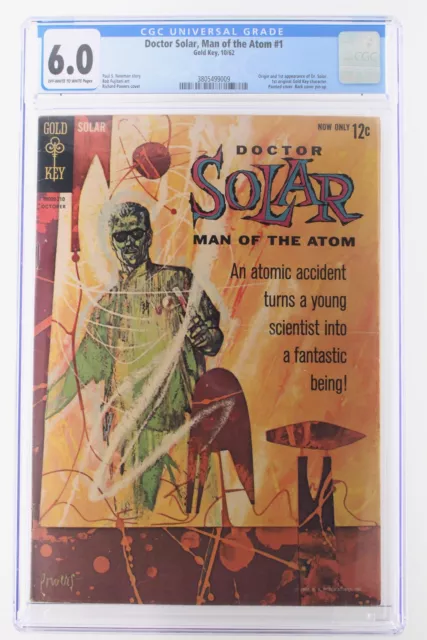 Doctor Solar, Man of the Atom #1 - Gold Key 1962 CGC 6.0 1st App + Origin Solar