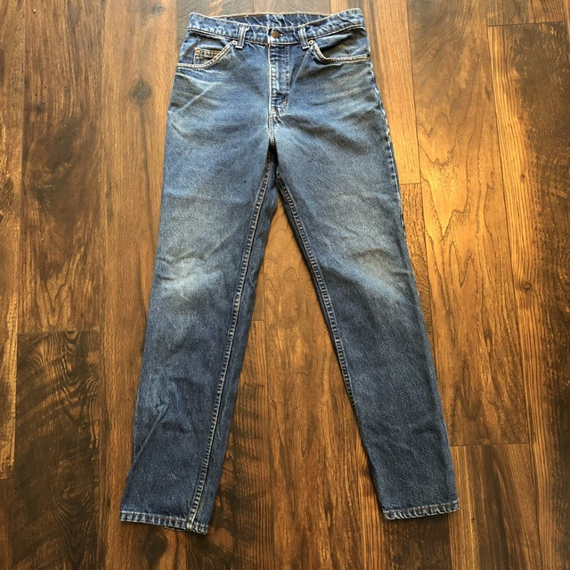 VTG LEVIS 509 JEANS MENS 29x30 ORANGE TAB ACTUAL 28x29 ZIPPER BUTTON USA MADE