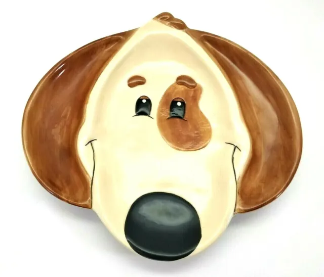 Plato de cerámica en relieve para perro Fitz & Floyd para servir para niños