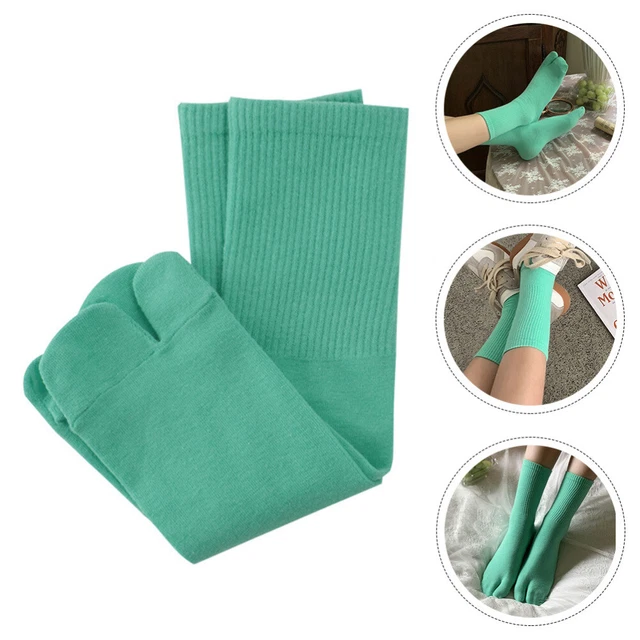 Womens Casual Socks Toe Socks Cotton Tabi Men Japanese-style