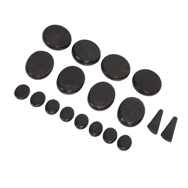 Hot Stones per set massaggi 16 pz kit scaldapietre da massaggio riscaldabili portatili per