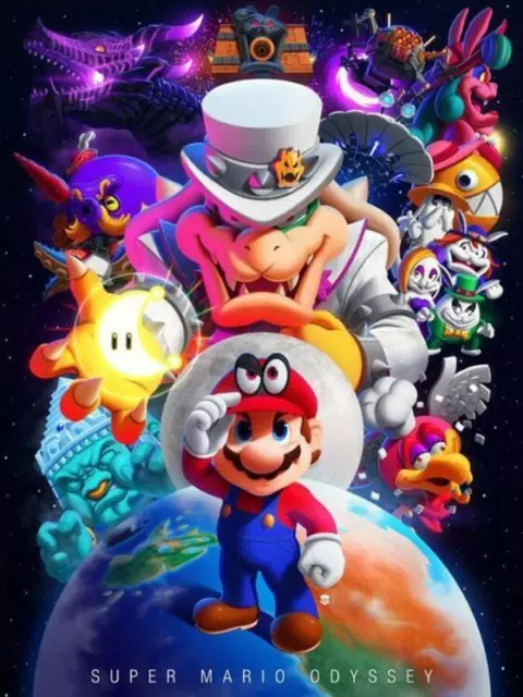 Super Mario 5D DIY Full Drill Diamond Painting Kits For Kids & Adults Crafts Art