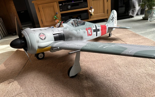 FLIGHT LINE FW 190 Focke Wulf RC Model Aeroplane 1100mm Aircraft ...
