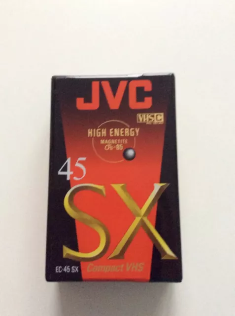 JVC VHS 45 SX Compact High Energy Magnetite. Brand New Sealed.