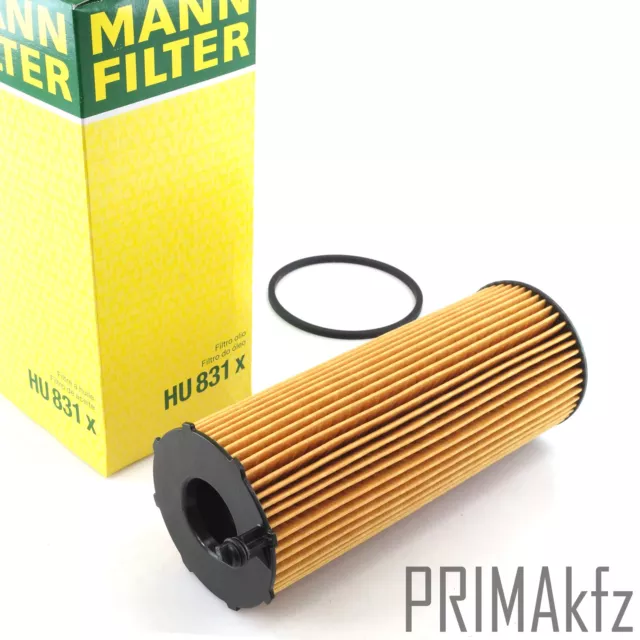 MANN HU831x Filter Ölfilter für Audi A4 A5 A6 A8 Q7 VW Phaeton Touareg TDI 2