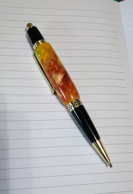 Beautiful and elegant handmade resin ballpoint pen