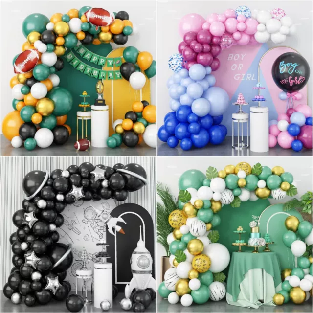 Balloon Arch Kit +Balloons Garland Birthday Wedding Party Baby Shower Decor  UK