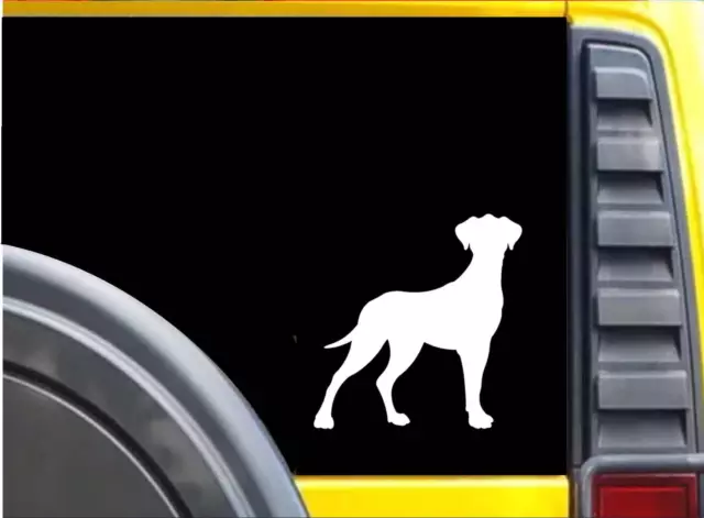 Great Dane K613 6 inch Sticker uncropped dog decal