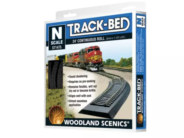 Woodland Scenics ST1475 N Train Voies Track-Bed Rouleau