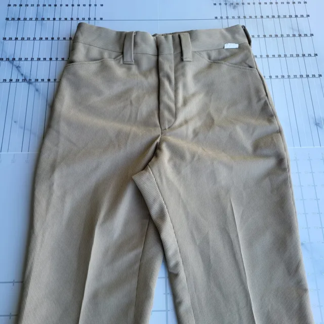 Vintage Wrangler Flared Pants Size 28x32 USA Brown Maverick 70s Cowboy Tag 29x32