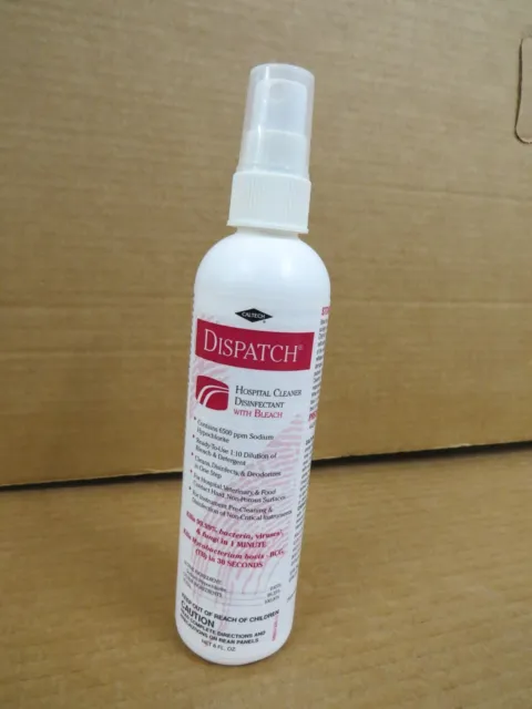 Caltech Dispatch Hospital Cleaner Disinfectant with Bleach 8 Fl Oz Spray Bottle