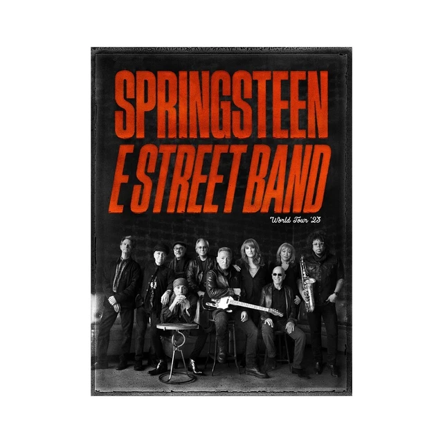 BRUCE SPRINGSTEEN AND the E Street Band 2023 World Tour Poster Official