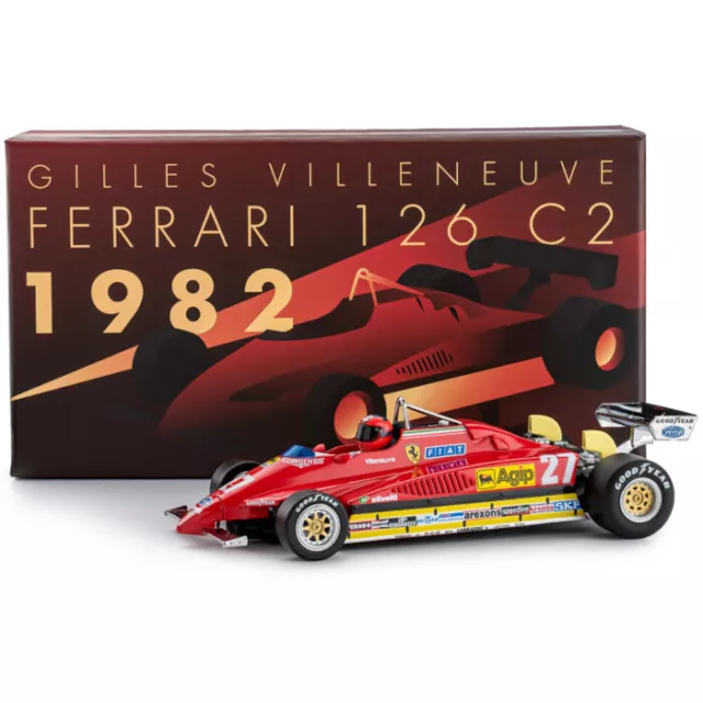 Policar PCW01 Ferrari 126 C2 n.27 Zolder GP Qualifying 1982, Gilles Villeneuve 2