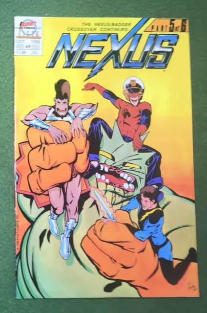 Nexus #49 First Comics Bronze Age Steve Rude Mike Baron sci fi superhero vf/nm