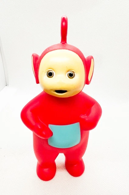 Figurine Vintage Teletubbies Rouge Sur Trottinette - PVC/plastique - Ancienne, Occasion