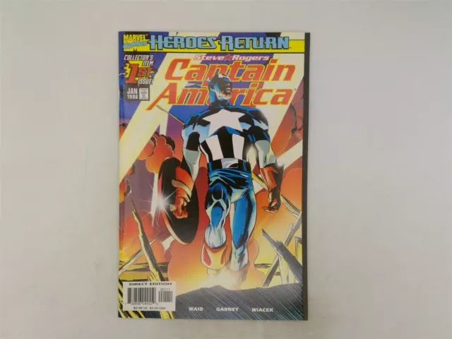 Captain America Vol. 3 #1 Marvel Comics 1998 VF/NM Heroes Reborn!