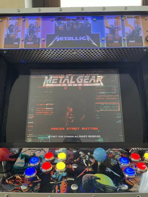 arcade cabinato “metallica"