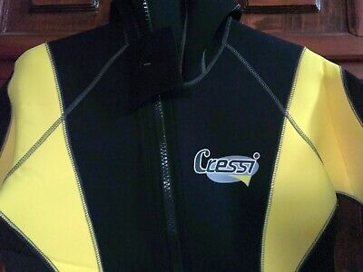 Cressi Castoro Premium Neoprene 3.5mm Uomo Jacket con Cappuccio Incorporato 