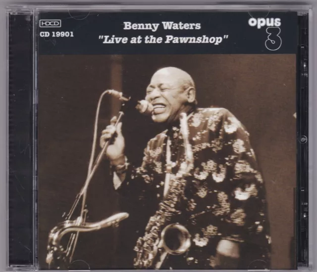 Benny Waters - Live At The Pawnshop  - CD (Opus 3 CD 19901 Sweden)