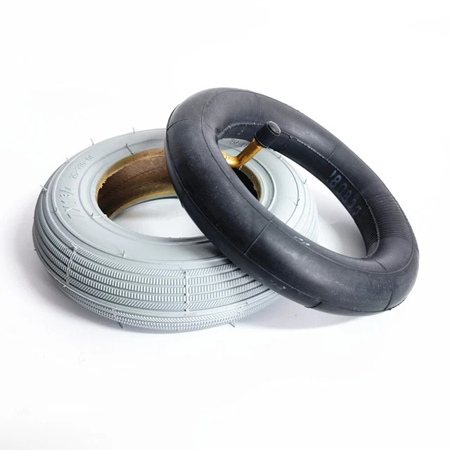 Ruote Anteriori Per Sedia A Rotelle Elettrica - 8 Pollici, Piene, Grigie, 200x50mm