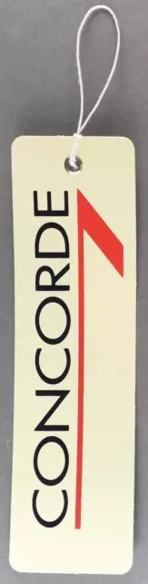 British Airways Concorde Cabin Baggage Tag Vintage Ba Airline Luggage Label