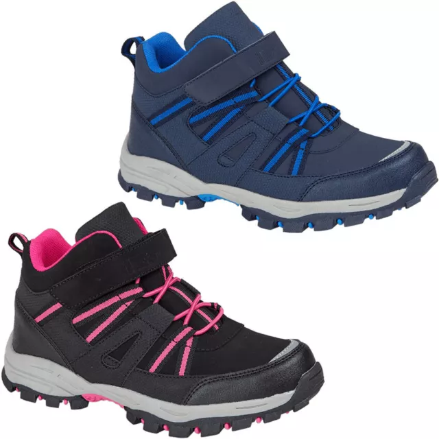 Boys Girls Walking Hiking Ankle Boots Kids Winter Casual Trainers School Shoes