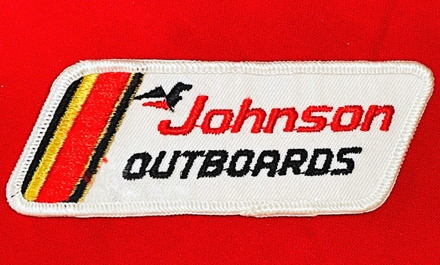JOHNSON Outboard Boat Motors Vintage Fabric Patch for Uniform / Hat 1.75x3"