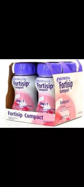 *NEW SEALED* Fortisip Compact Strawberry - 24 x 125ml