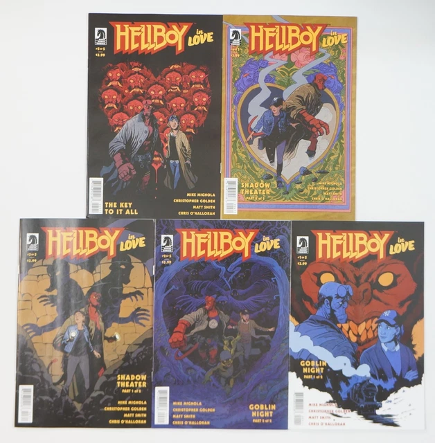Hellboy in Love #1-5 VF/NM complete series Mike Mignola Christopher Golden 2 3 4