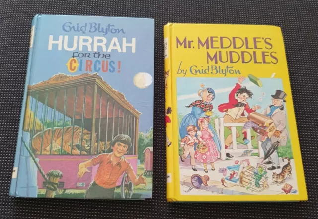 ENID BLYTON Vintage Book's 1970's - Hurrah for the Circus; Mr Meddle's Muddles
