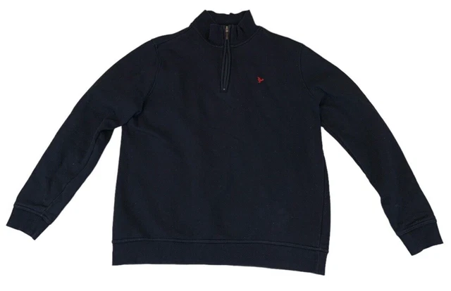 JOHN PARTRIDGE 1 4 Zip Sweatshirt Mens XL Extra Large Navy Blue