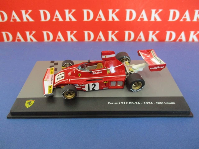 F1 Ferrari 312 B3 -1973 Jackie Ickx 1:43 mit Heft - Rarität (Neu und