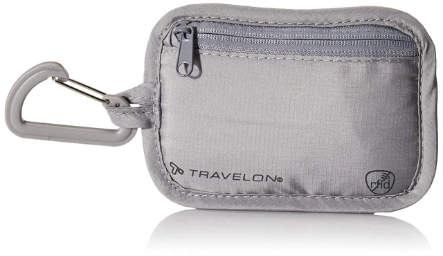Rfid Blocking Clip Stash Pouch, Gray