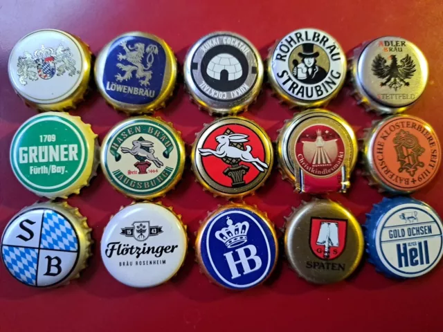 15 versch Kronenkorken Kronkorken Bottle Caps nur aus dem Süden der Republik 2