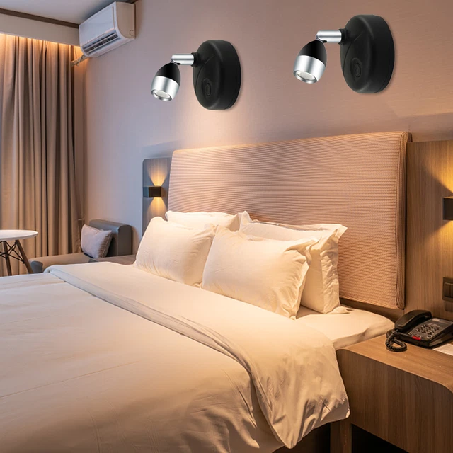 13 COLOURS WIRELESS Spotlight with Box RGB Angle Adjustable for Bedroom