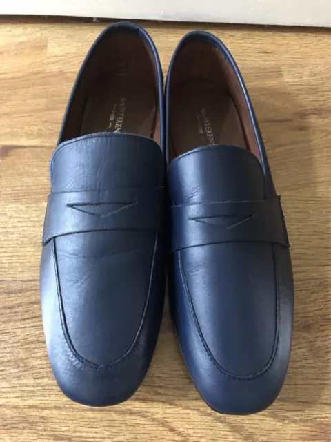 LADIES A PIEDI And Weekend Leather Flat Loafers Shoes Navy Blue UK 7 EU 40 New 29.99 PicClick UK
