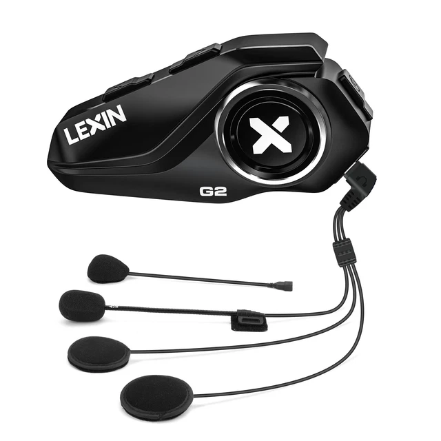 LEXIN G2 MOTORCYCLE Intercom Motorbike Helmet Bluetooth 5.0