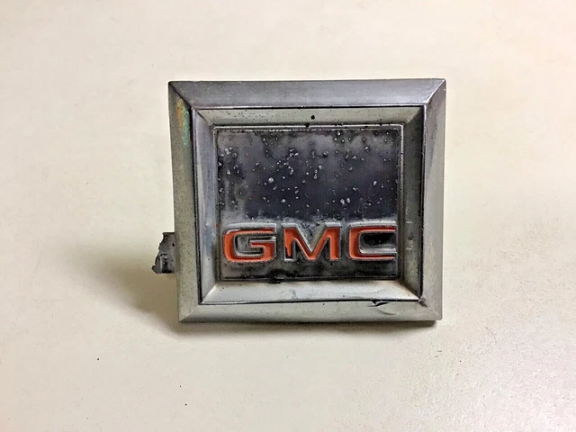1973 – 1988 GMC Suburban Rear Tailgate Badge Logo Emblem  GMC SECTION ONLY