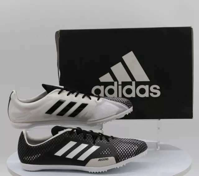 Adidas Mens Black White Adizero Ambition 4 Track And Field Athletisme Rrp£130 Gr