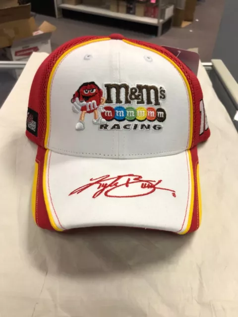 Kyle Busch 2021 #18 M & M da Corsa Bianco, Giallo & Rosso Tappo