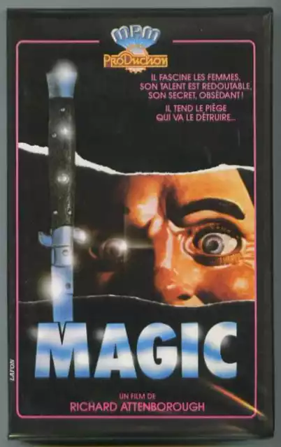 VHS MAGIC, de Richard Attenbourough, avec Anthony Hopkins / MPM 1986