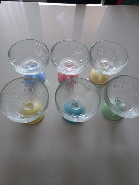 MamboCat Cana Lot De 6 Coupes à Glace, Avec Pied, En