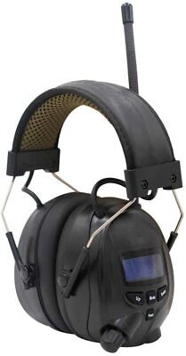 DAB & FM et Bluetooth PROTEAR Protège-oreilles avec écouteurs DAB écouteurs sans fil et à annulation de bruit SNR30db écouteurs électriques rechargeables 