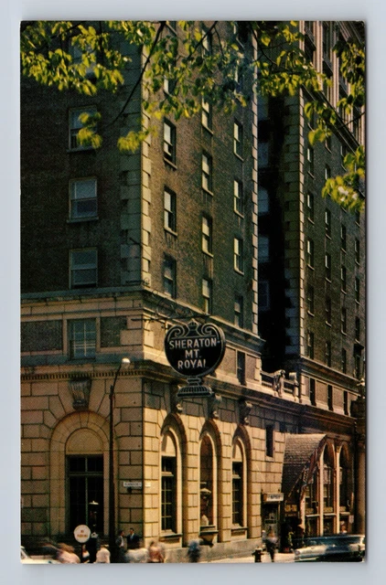 Montreal Quebec-Canada, Sheraton Mt Royal Hotel, Advertising Vintage Postcard