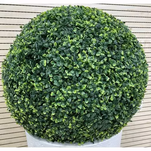 Sfera di Bosso Sintetica Palla Artificiale Buxus Arredamento da Giardino Verde 2