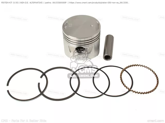 Pour HONDA CB 750 Four K0/6 - Kit piston 61,5mm (+ 0.5mm)