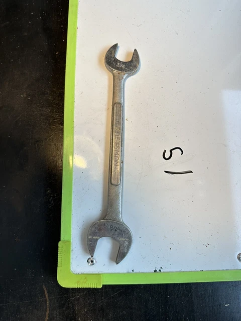 Vintage Craftsman V Series Open End Wrench  7/8” By 3/4” Inch Made in USA