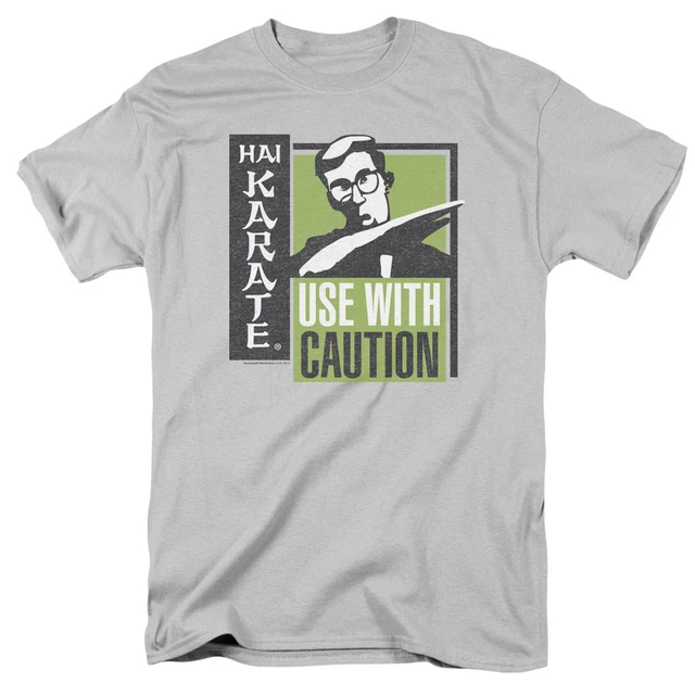Hai Karate Cologne Karate Chop Use with Caution Licensed Tee Shirt S-3XL
